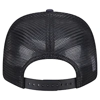 Men's New Era  Navy/Black Detroit Lions Adventure Drinks Pattern 9SEVENTY Stretch-Snap Hat