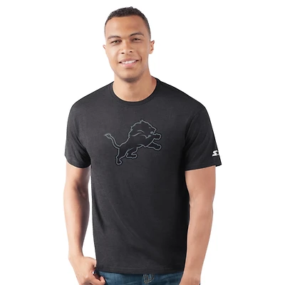 Men's Starter  Black Detroit Lions Prime Time T-Shirt