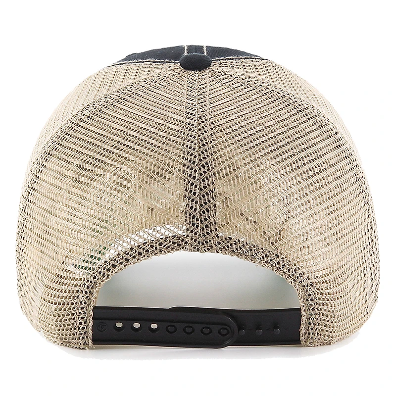 Casquette réglable '47 pour hommes, noir/naturel, Detroit Lions Trawler Clean Up Trucker