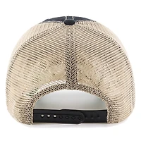 Casquette réglable '47 pour hommes, noir/naturel, Detroit Lions Trawler Clean Up Trucker