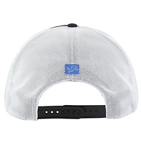 Men's '47 Black/White Detroit Lions Downburst Relaxed Hitch Trucker Adjustable Hat