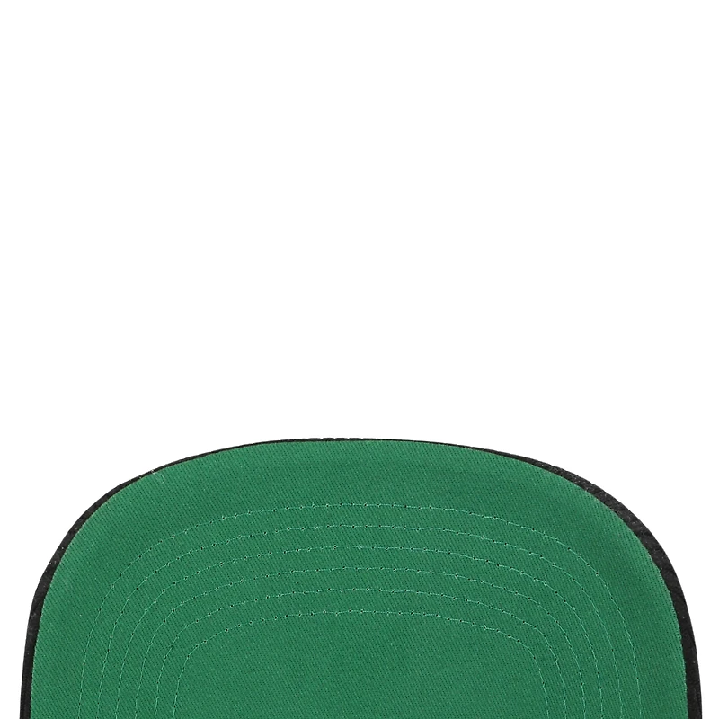 Men's '47 Black Detroit Lions Double Header Mesh Adjustable Hitch Hat