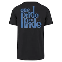 T-shirt noir '47 Detroit Lions Pride Franklin pour hommes