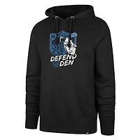Sweat à capuche régional Headline '47 noir des Detroit Lions pour hommes