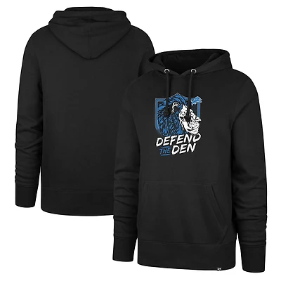 Sweat à capuche régional Headline '47 noir des Detroit Lions pour hommes