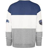 Men's '47 Blue/Gray Detroit Lions Breeze Maximalist Sweatshirt
