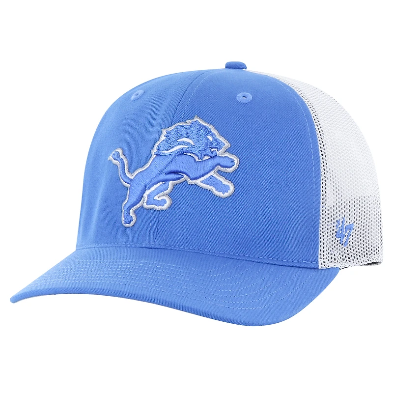 Men's '47 Blue/White Detroit Lions Team Unstructured Trucker Adjustable Hat