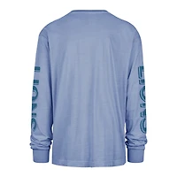 Men's '47 Blue Detroit Lions Cairn Ravine Foundation Long Sleeve T-Shirt