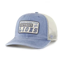 Men's '47  Blue Detroit Lions Canteen Relaxed Trucker Adjustable Hat