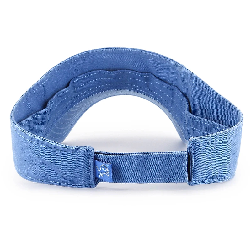 Men's '47 Blue Detroit Lions Clean Up Visor