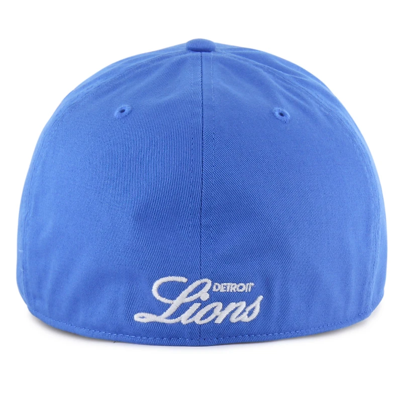 Men's '47 Blue Detroit Lions Foundational Franchise Fitted Hat