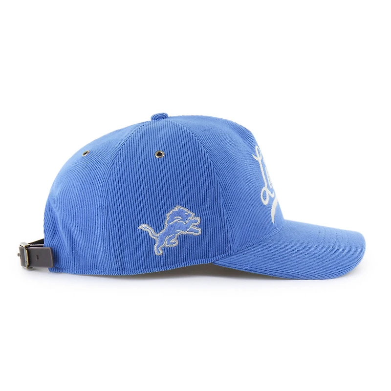 Men's '47  Blue Detroit Lions Golden Age Corduroy Hitch Adjustable Hat