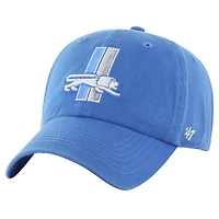 Casquette ajustée pour homme Detroit Lions Gridiron Classics, modèle 47 bleu