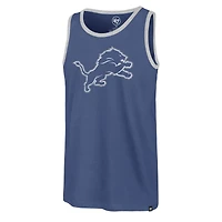 Men's '47  Blue Detroit Lions Premier Franklin Tank Top