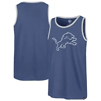 Men's '47  Blue Detroit Lions Premier Franklin Tank Top