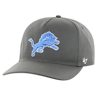 Men's '47 Charcoal Detroit Lions Hitch Adjustable Hat