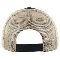 Men's '47 Dark Navy/Natural Detroit Lions Rawhide Trucker Adjustable Hat