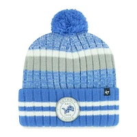 Bonnet tricoté à revers Quiver des Lions de Détroit '47 pour homme avec pompon