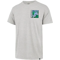 T-shirt Franklin gris chromé pour homme, modèle 1947