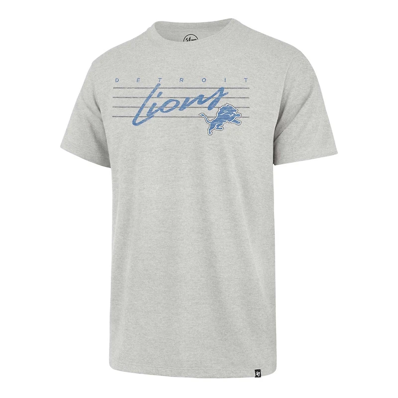 T-shirt gris Detroit Lions Downburst Franklin '47 pour hommes