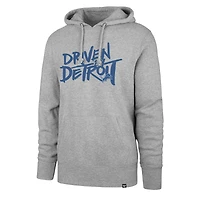 Sweat à capuche Detroit Lions Driven by '47 gris pour homme