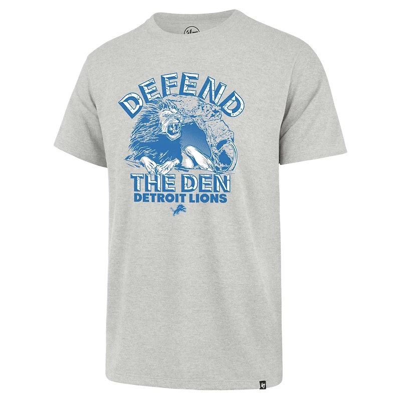 Men's '47 Gray Detroit Lions Regional Franklin T-Shirt