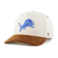 Casquette homme '47 Naturel/Marron Detroit Lions Non Teinte Relaxed Hitch Ajustable
