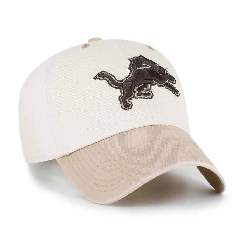 Men's '47 Natural/Tan Detroit Lions Neutral Terrain Clean Up Adjustable Hat