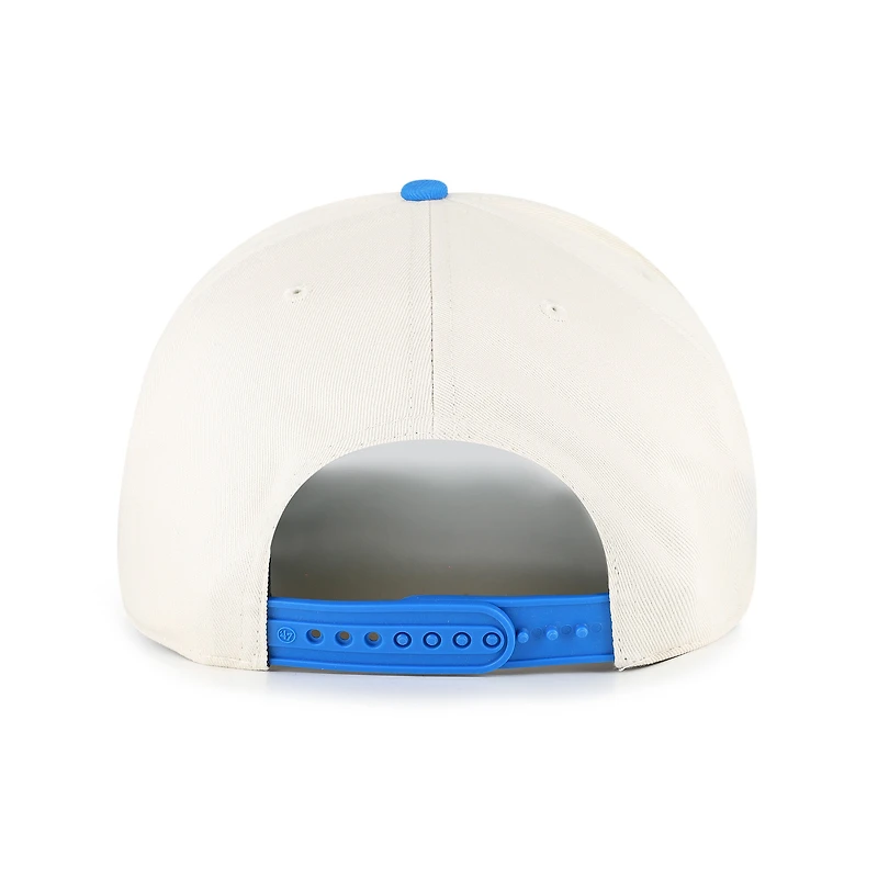 Men's '47  Natural Detroit Lions Frame Out Two Tone Hitch Adjustable Hat