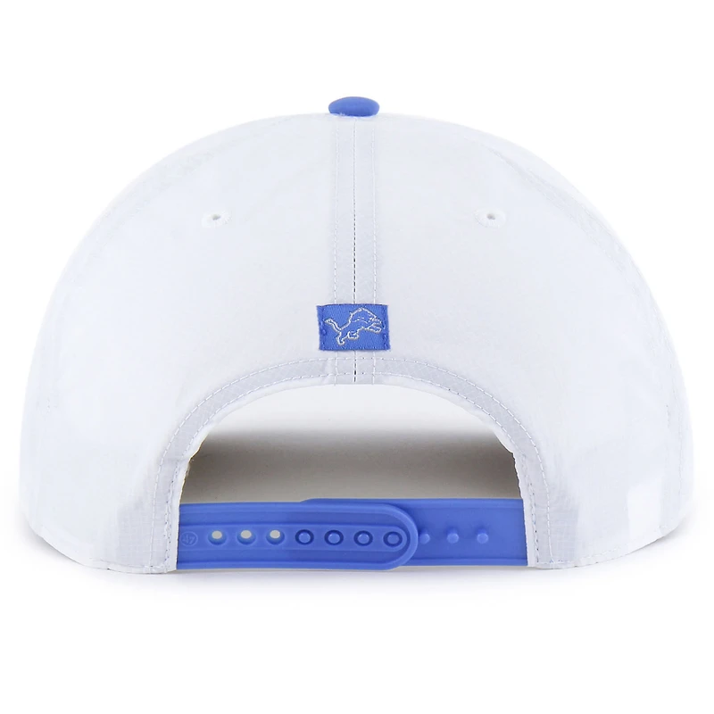 Men's '47 White/Blue Detroit Lions Suburbia Hitch Two-Tone Adjustable Hat