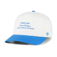 Men's '47  White Detroit Lions Contemporary Two-Tone Hitch Adjustable Hat