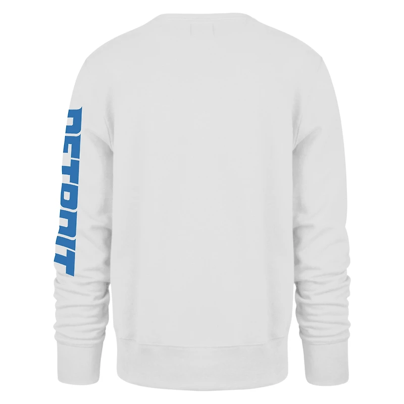 Sweat-shirt '47 blanc pour hommes des Detroit Lions Headline