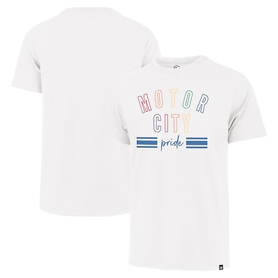T-shirt blanc '47 Detroit Lions Motor City Pride Franklin pour hommes