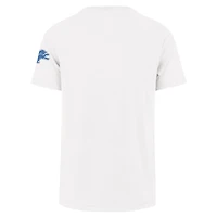 T-shirt Franklin à deux tourbes '47 des Lions de Détroit blanc pour hommes
