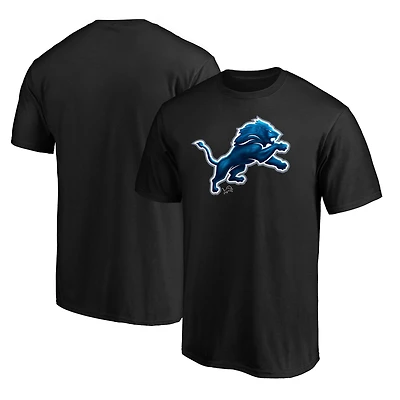 Men's  Black Detroit Lions Midnight Mascot T-Shirt