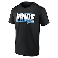 Men's  Black Detroit Lions One Pride T-Shirt