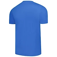 T-shirt bleu pour homme des Lions de Detroit « Meilleur papa » la fête pères