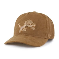 Casquette ajustable Carhartt x '47 marron Detroit Lions Dyed Hitch pour homme
