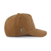 Men's Carhartt x '47 Brown Detroit Lions Dyed Hitch Adjustable Hat