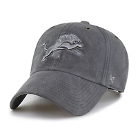 Men's Carhartt x '47 Charcoal Detroit Lions Dyed Clean Up Adjustable Hat