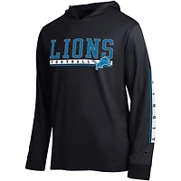 Men's Champion Black Detroit Lions All Star Hooded T-Shirt