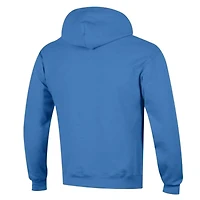 Men's Champion Detroit Lions Powerblend Arch over Logo Hoodie