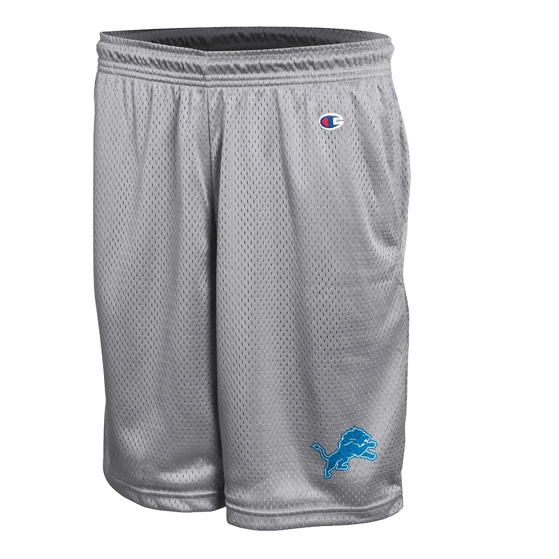Short en maille classique gris Champion Detroit Lions pour homme