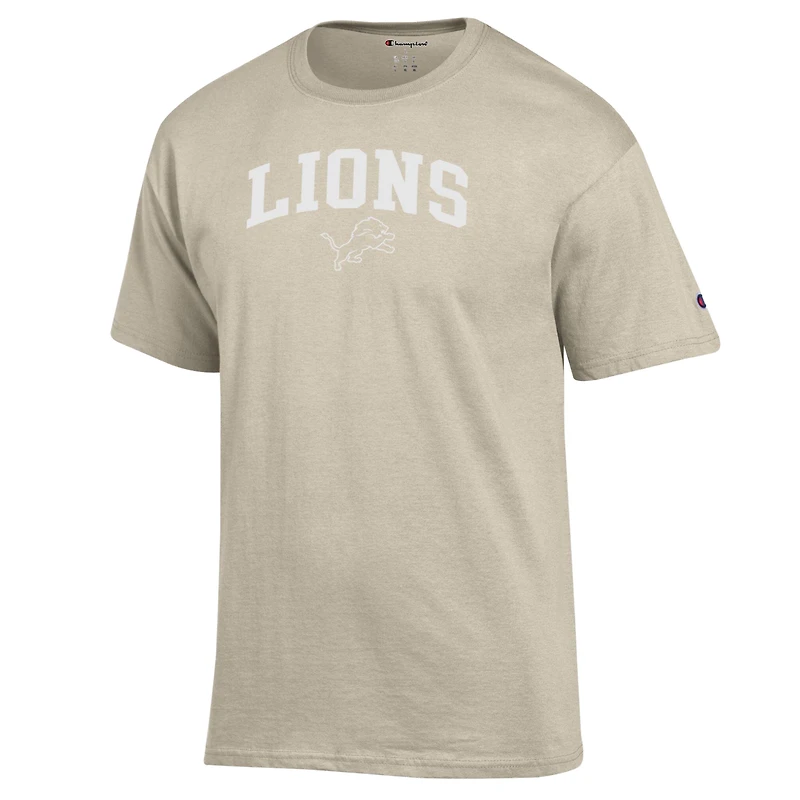 T-shirt Champion Detroit Lions pour homme, couleur avoine