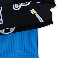 Men's Chubbies Black Detroit Lions The Neon 5.5" Classic Lined Swim Trunks