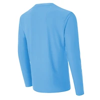 Ensemble haut à manches longues et pantalon marron Detroit Lions bleu Concepts Sport pour homme