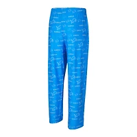 Men's Concepts Sport Blue Detroit Lions Mosaic All Over Print Pants