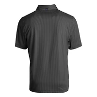 Men's Cutter & Buck  Black Detroit Lions Throwback Big Tall Pike Eco Symmetry Print Stretch Recycled Polo