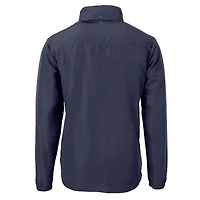Men's Cutter & Buck  Blue Detroit Lions Charter Eco Recycled Full-Zip Jacket