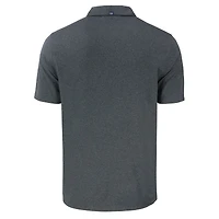 Men's Cutter & Buck  Heather Black Detroit Lions Throwback Big Tall Forge Eco Stretch Recycled Polo